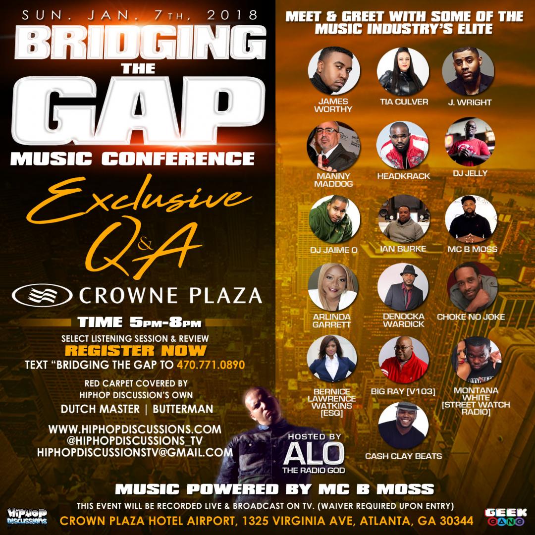 Jan 7th Bridging The Gap Music Conference Atlanta Makin It Magazine 