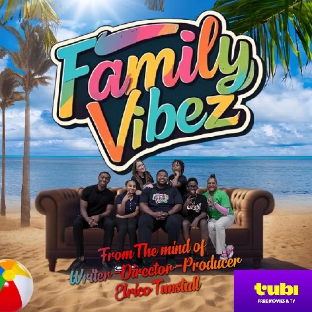 “Family Vibez” promotional graphic with Tubi logo
