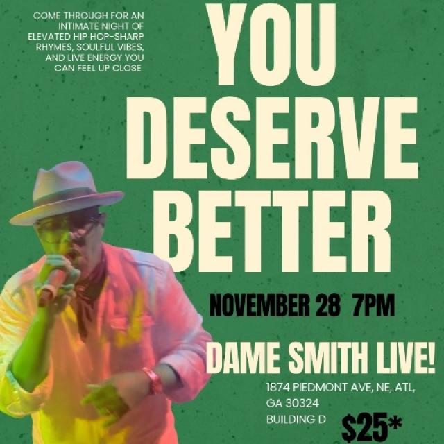 Dame Smith launches live vocals only concert series beginning November 15th!