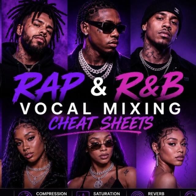 Q The Muziq Releases Rap & R&B Vocal Mixing Cheat Sheets for Male & Female Artists