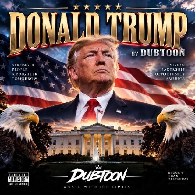 Alternate text: Monthly music update from @officialdubtoon announcing the new song “Donald Trump” by Dubtoon, along with continued work on new music, PhaseLock promotion, audience growth, and future industry opportunities.