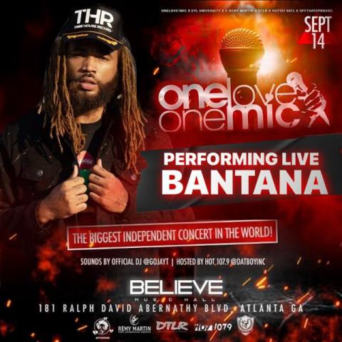 BANTANA PREFORMING LIVE @ONE LOVE ONE MIC CONCERT SEPT 14th