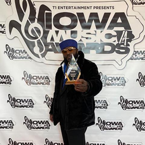 KLAZIK Reigns Supreme: Wins Lyricist of the Year at the Iowa Music Awards 2023