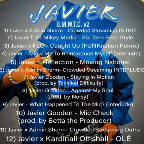 Javier Gooden drops new mixtape tracklist w/features by Reflextion, FLO and Kardinal Offishall