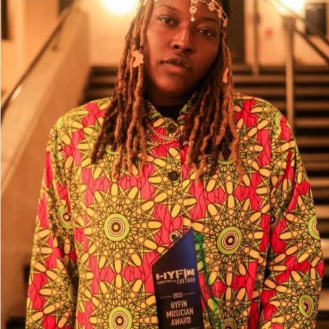 Kia Rap Princess receives 'Musician Award' at HYFIN's 2023 Anti-Gala Ceremony