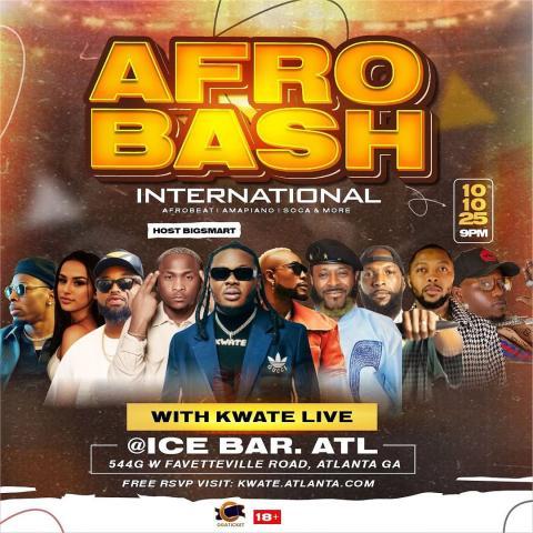 Kwate Headlines “Afrobash International” in Atlanta with 400+ Guests