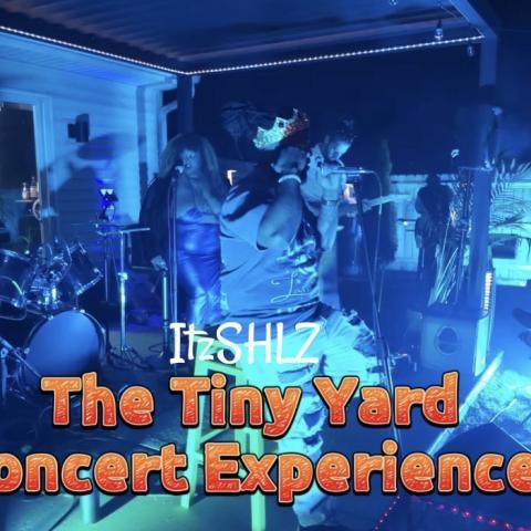 ItzSHLZ brings a BIG Concert Experience to a Tiny Yard giving “LaRussell/Tiny Desk” Vibes!