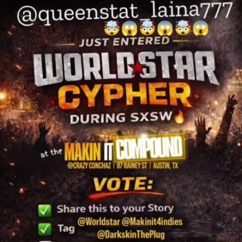 QueenStatLaina Created Her First Cypher Track For WorldStar/MakinItMagazine Compound 