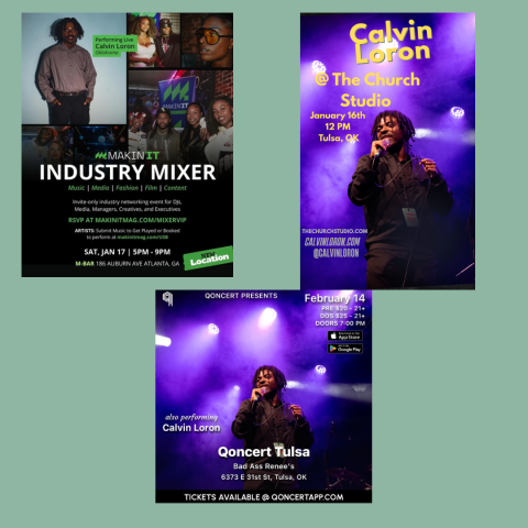 Calvin Loron’s Retro R&B Sound is Keeping the Oklahoma Singer Booked Across Multiple Cities
