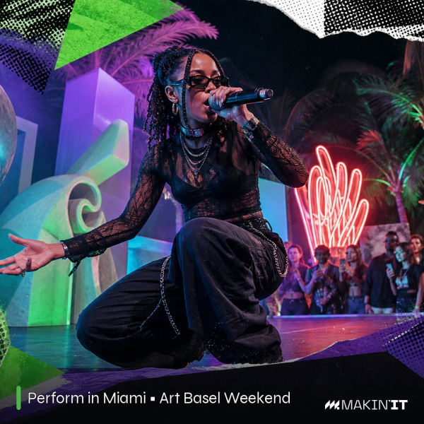 Perform during Art Basel with Paid Travel
